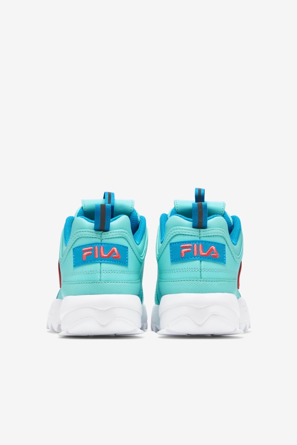 Big Kids\' Disruptor 2 Premium Blue/Atomic Blue/Tea Rose Fila UK
