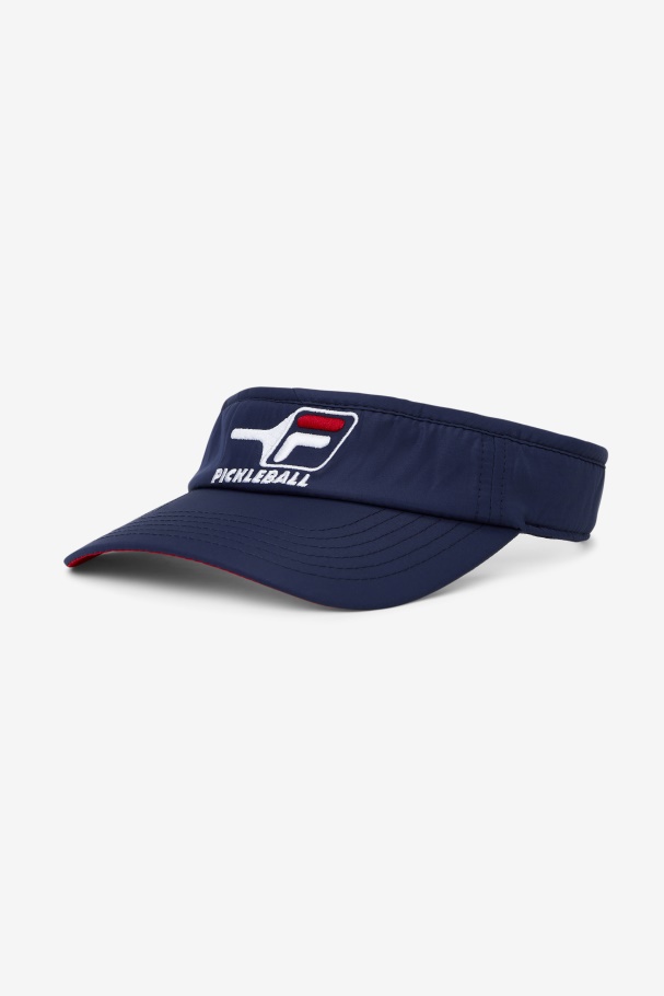 Fila UK Navy/Red Pickleball Visor
