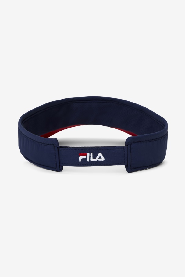 Fila UK Navy/Red Pickleball Visor