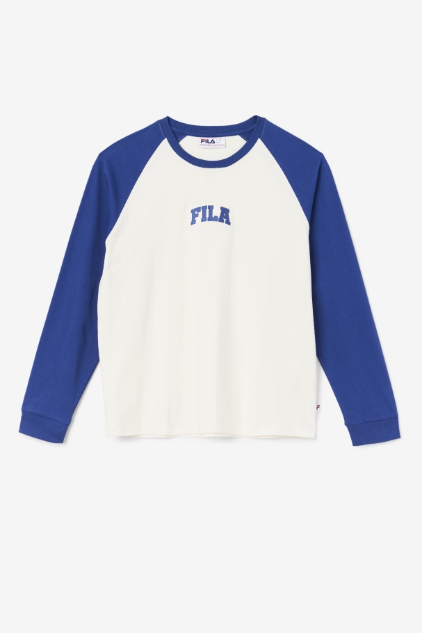 Fila UK Chet Raglan Tee Gardenia/Blue