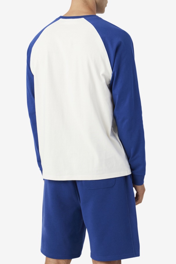 Fila UK Chet Raglan Tee Gardenia/Blue