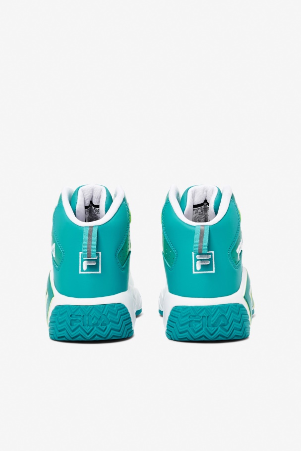 Big Kids\' Mb White/Ceramic/Green Fila UK