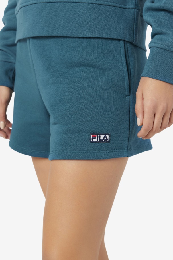 Diara High Rise Short Blue Coral Fila UK