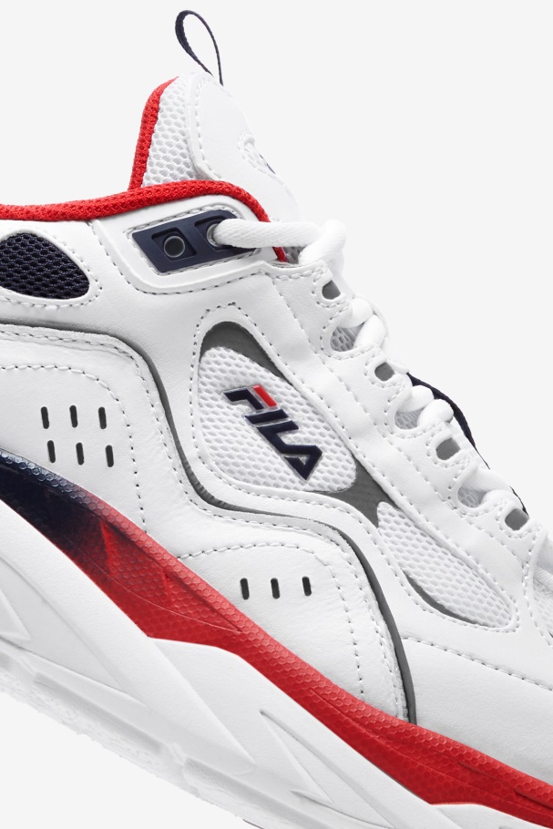White/Blue/Red Fila UK Men\'s Trigate