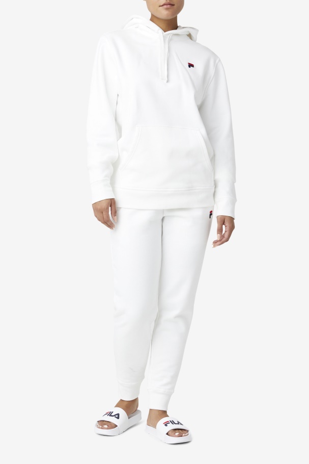 Godfrey Hoodie White Fila UK