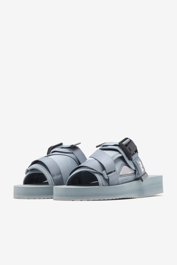 Men\'s Sol-Slide V2 Monument/White Fila UK