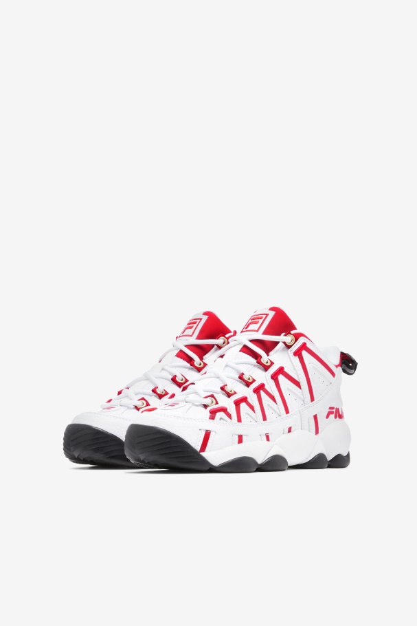White/Red/Black Fila UK Little Kids\' Stackhouse