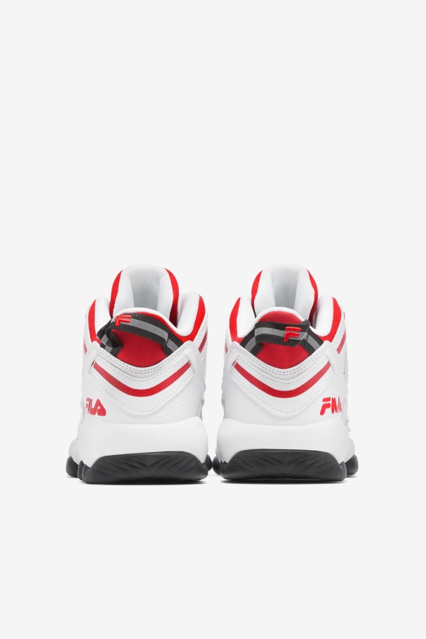 White/Red/Black Fila UK Little Kids\' Stackhouse