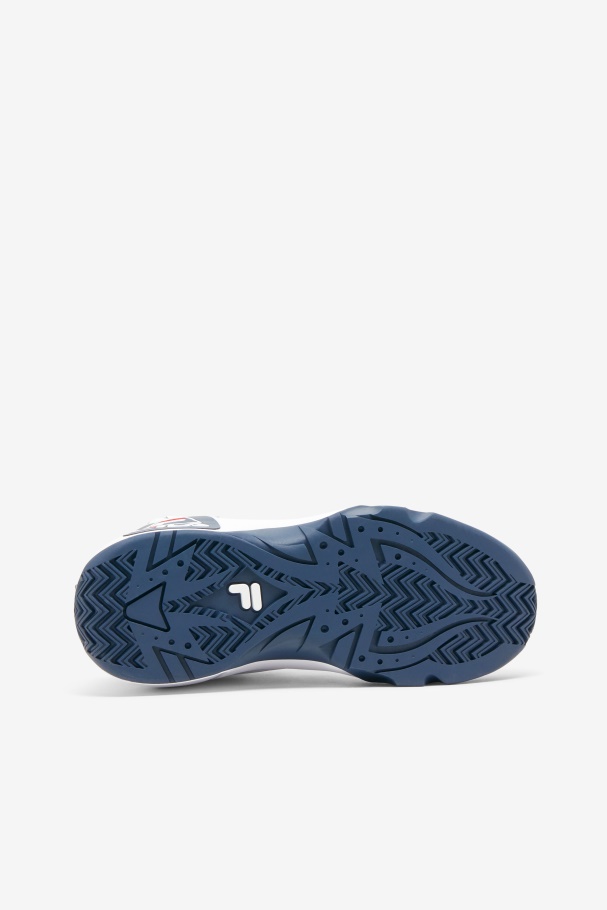 White/Navy/Red Women\'s Grant Hill 1 Fila UK