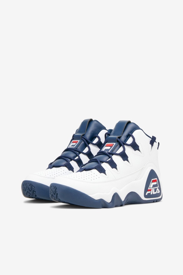 White/Navy/Red Women\'s Grant Hill 1 Fila UK