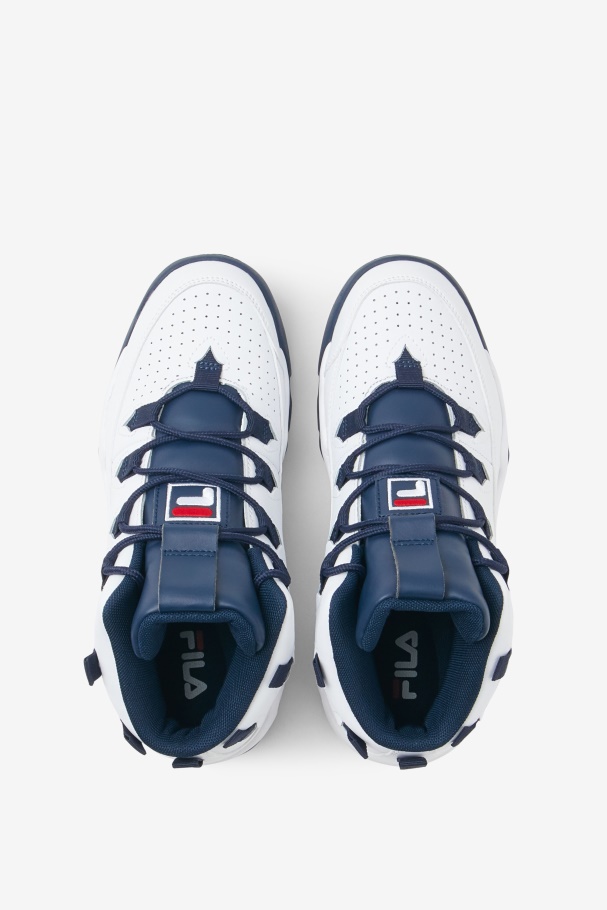 White/Navy/Red Women\'s Grant Hill 1 Fila UK