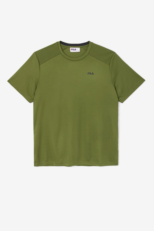 Chive/Black Fila UK Kaab Crew