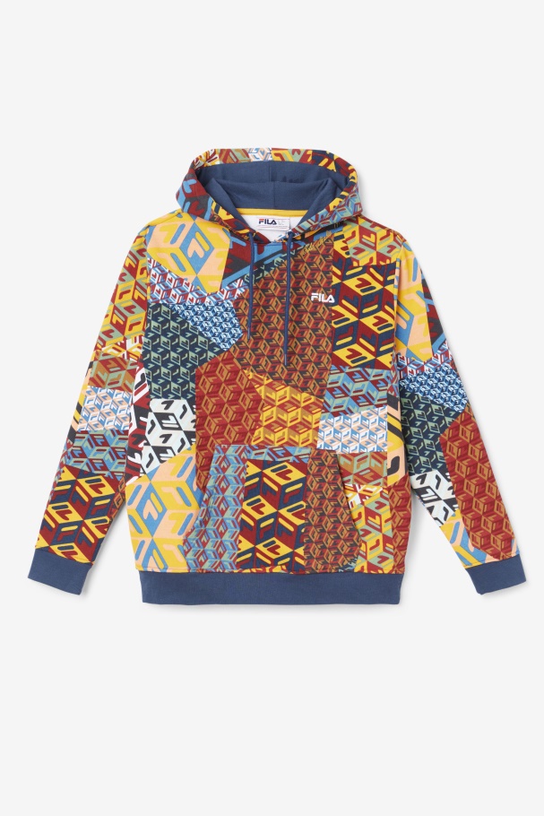 Yellow/Ocean Fila UK Anja Hoodie