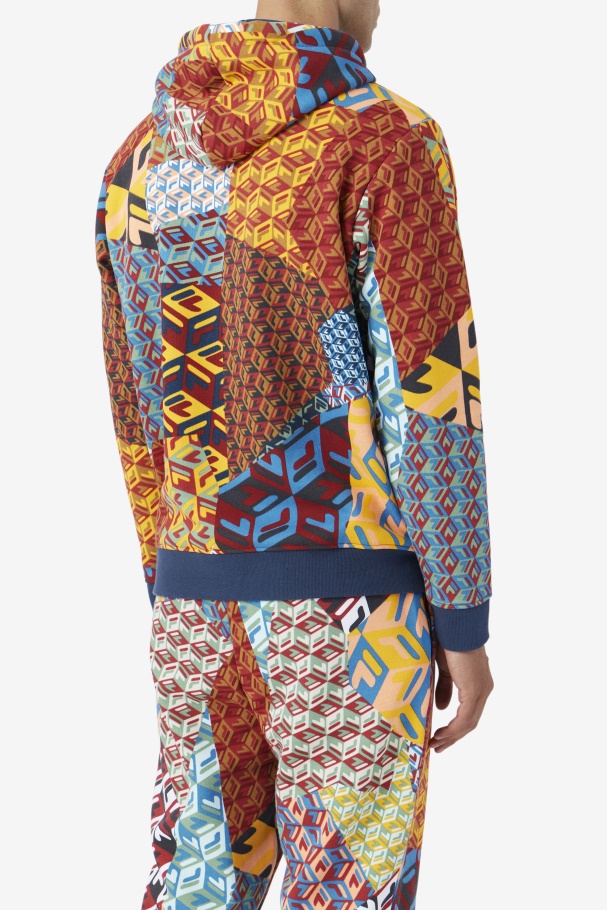 Yellow/Ocean Fila UK Anja Hoodie