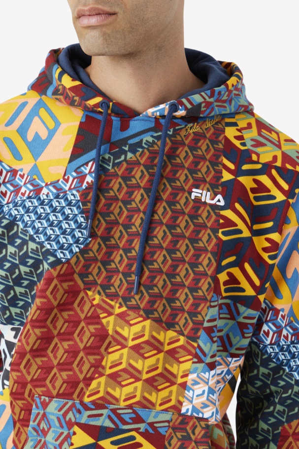Yellow/Ocean Fila UK Anja Hoodie