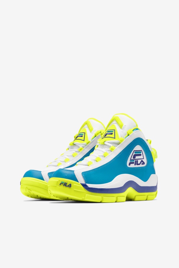 Atomic Blue/Yellow/White Women\'s Grant Hill 2 Fila UK