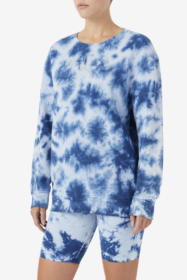 Majolica Blue/Stone Fila UK Uplee Crew