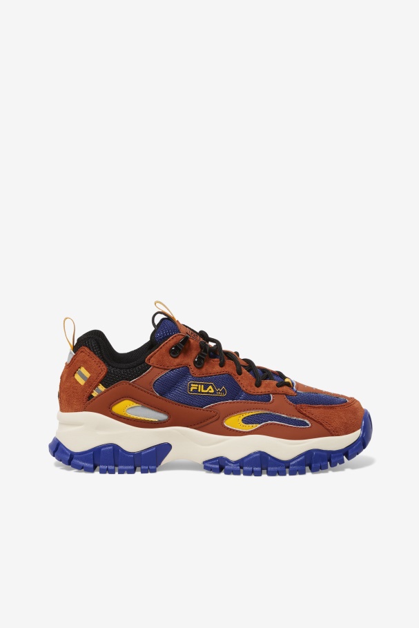 Fila UK Women's Ray Tracer Tr 2 Bombay Brown/Blue/Ecru