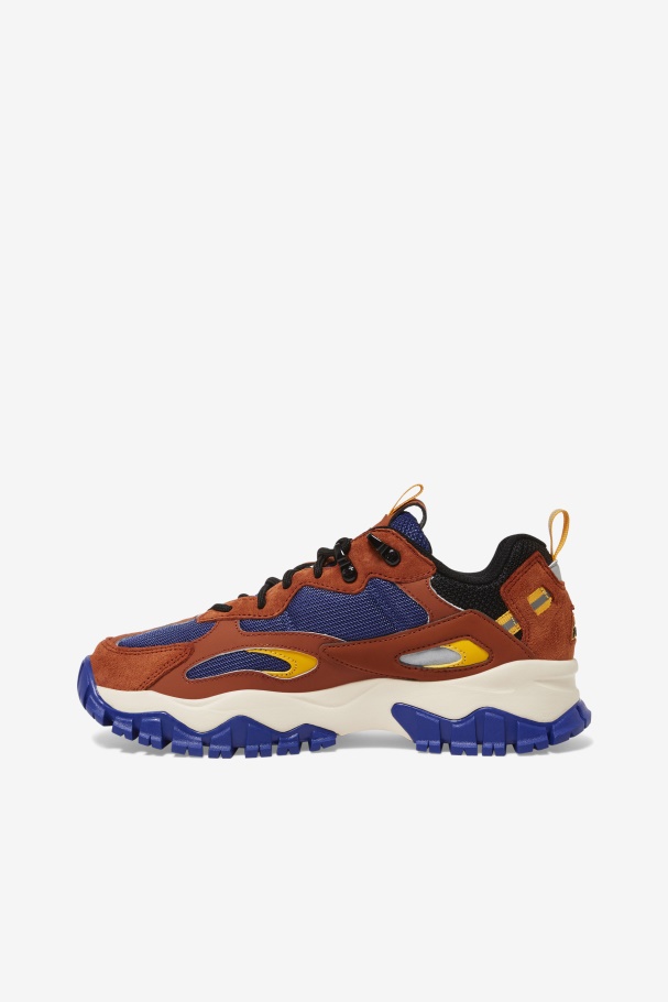 Fila UK Women\'s Ray Tracer Tr 2 Bombay Brown/Blue/Ecru