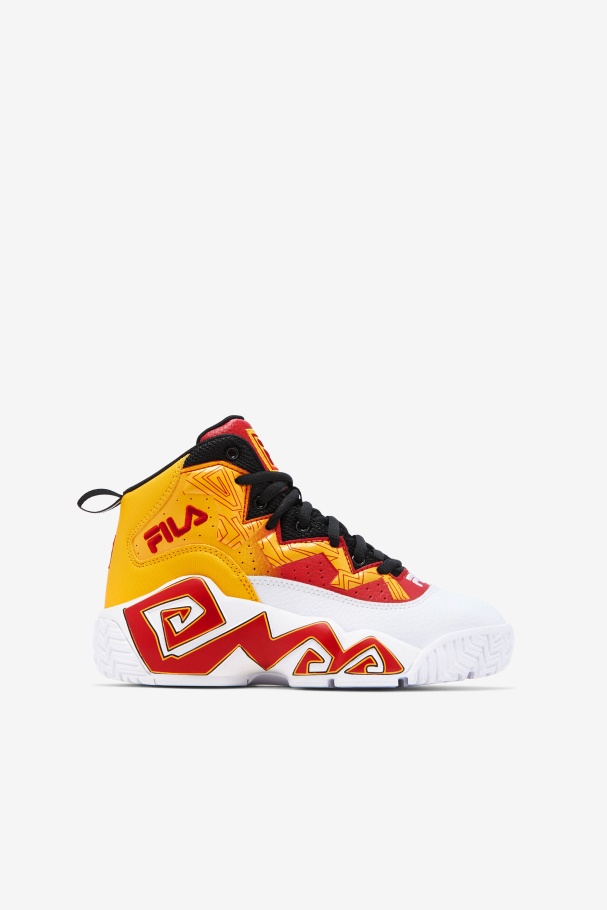 Little Kids' Mb Fila UK White/Gold/Red