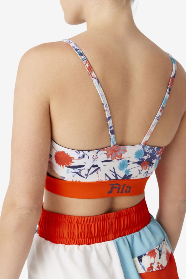 Charlee Bra Top Orange.Com Fila UK