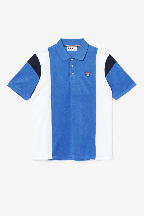Astro Terry Polo Fila UK Strong Blue/White/Navy