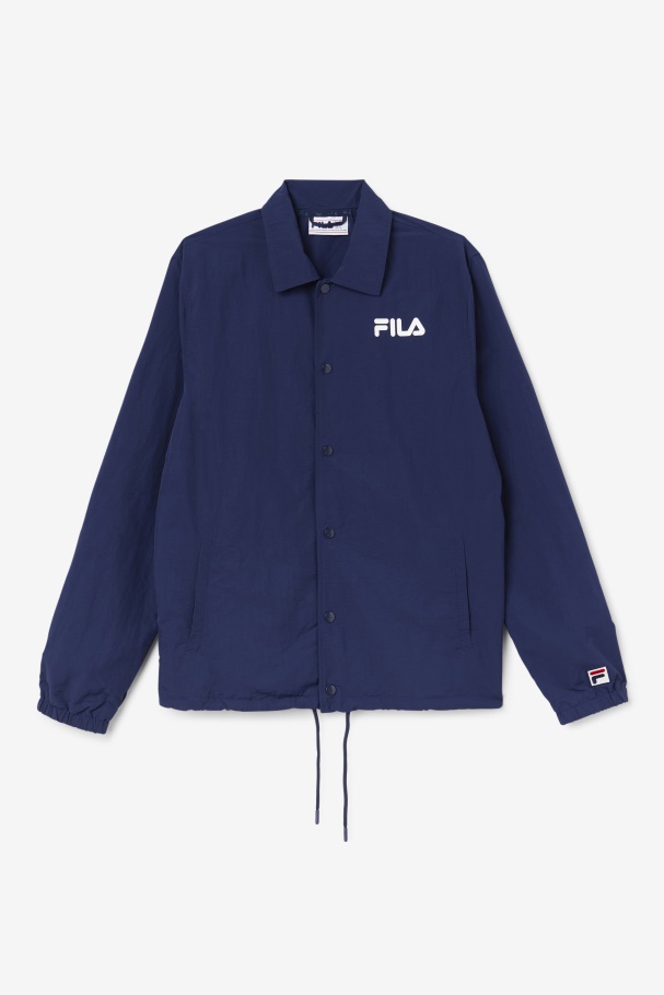 Navy Coaches Jacket Fila UK