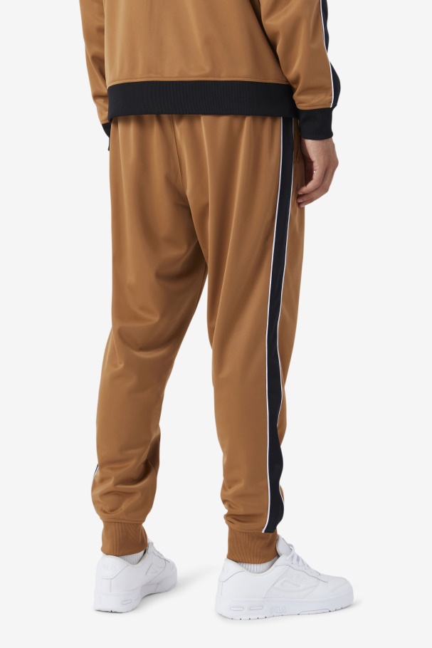 Tobacco Brown/White 2Pac Track Pant Fila UK