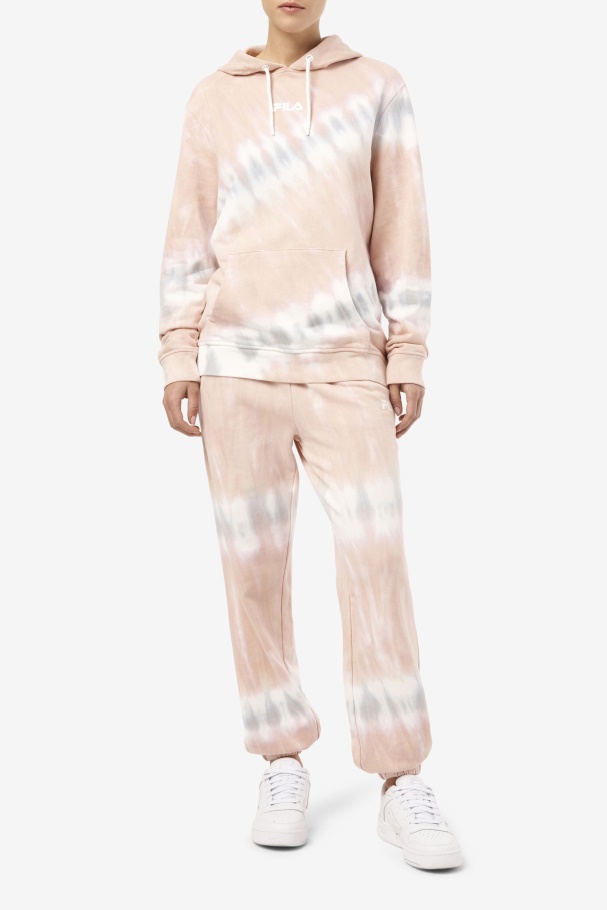 Fila UK Raleigh Tie Dye Jogger Gardenia/White/Belgian Block