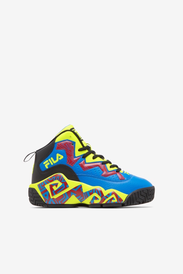 Fila UK Black/Yellow/Red Big Kids' MB