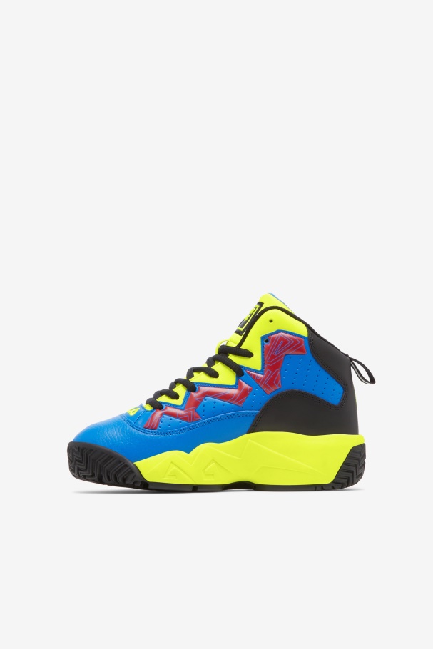 Fila UK Black/Yellow/Red Big Kids\' MB