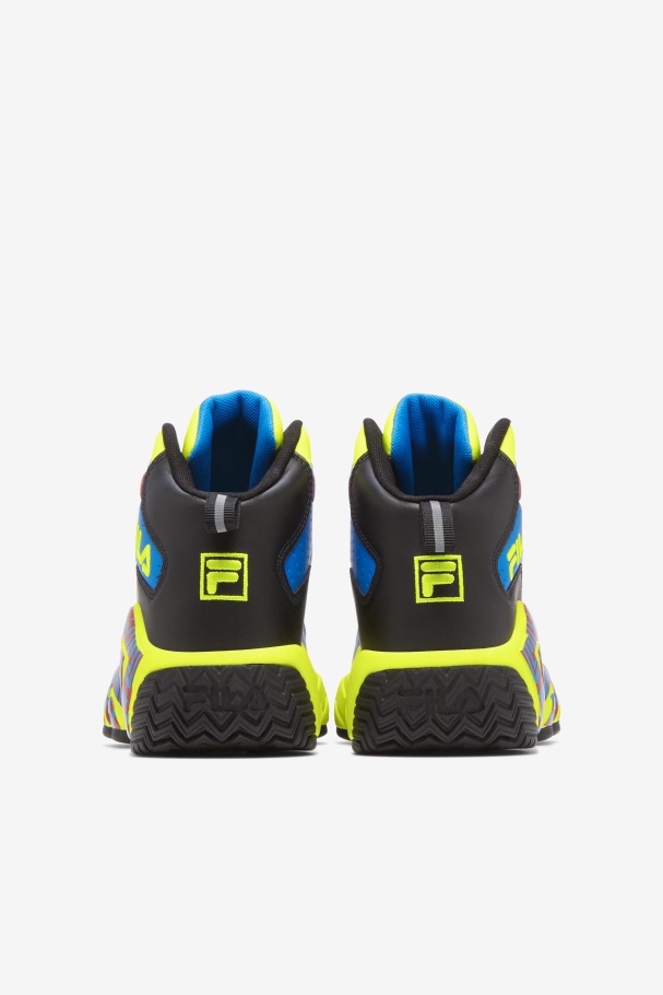 Fila UK Black/Yellow/Red Big Kids\' MB