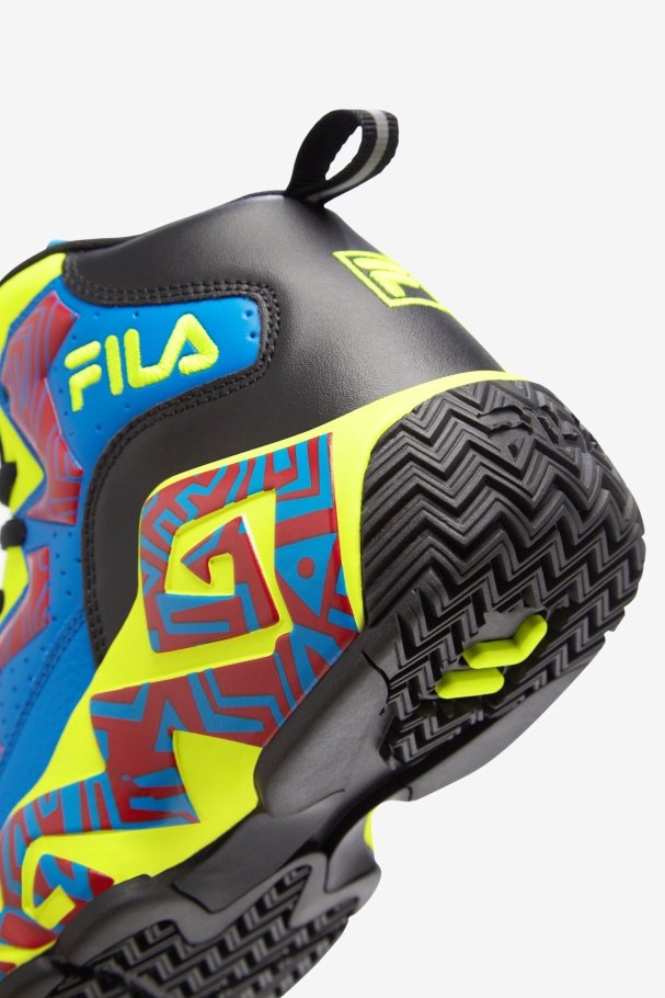 Fila UK Black/Yellow/Red Big Kids\' MB