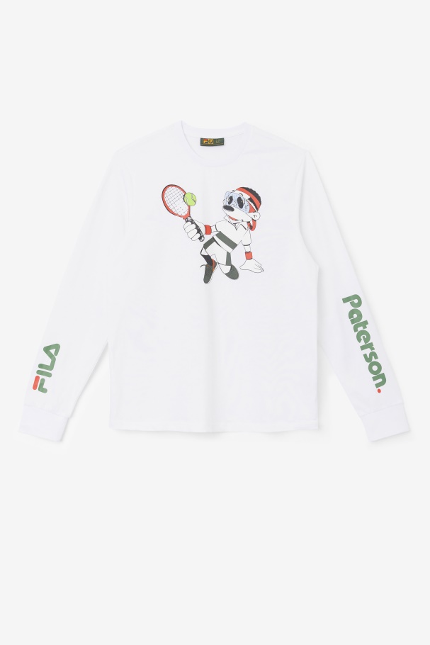 Fila UK White Fila UK X Paterson Long Sleeve Tee