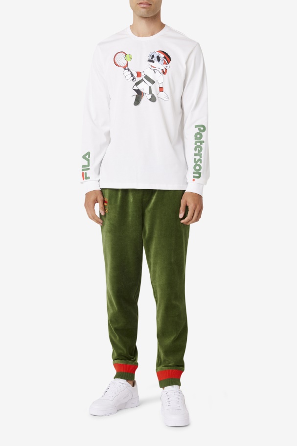Fila UK White Fila UK X Paterson Long Sleeve Tee