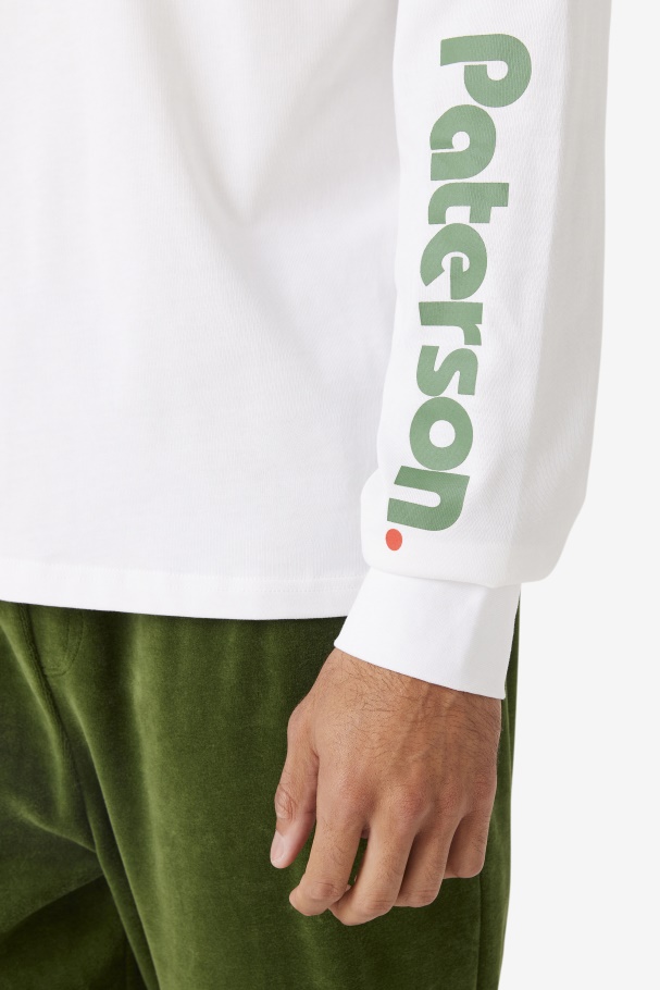 Fila UK White Fila UK X Paterson Long Sleeve Tee