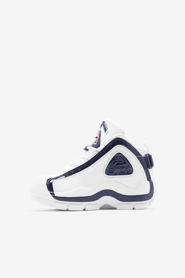 White/Navy/Red Fila UK Little Kids\' Grant Hill 2 25th Anniversary Edition