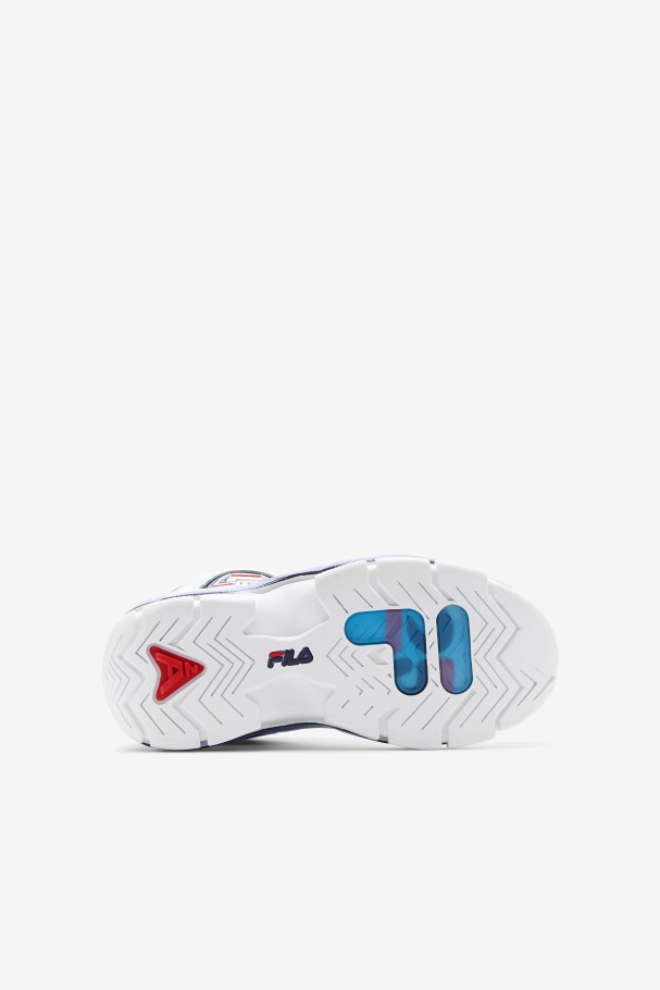 White/Navy/Red Fila UK Little Kids\' Grant Hill 2 25th Anniversary Edition