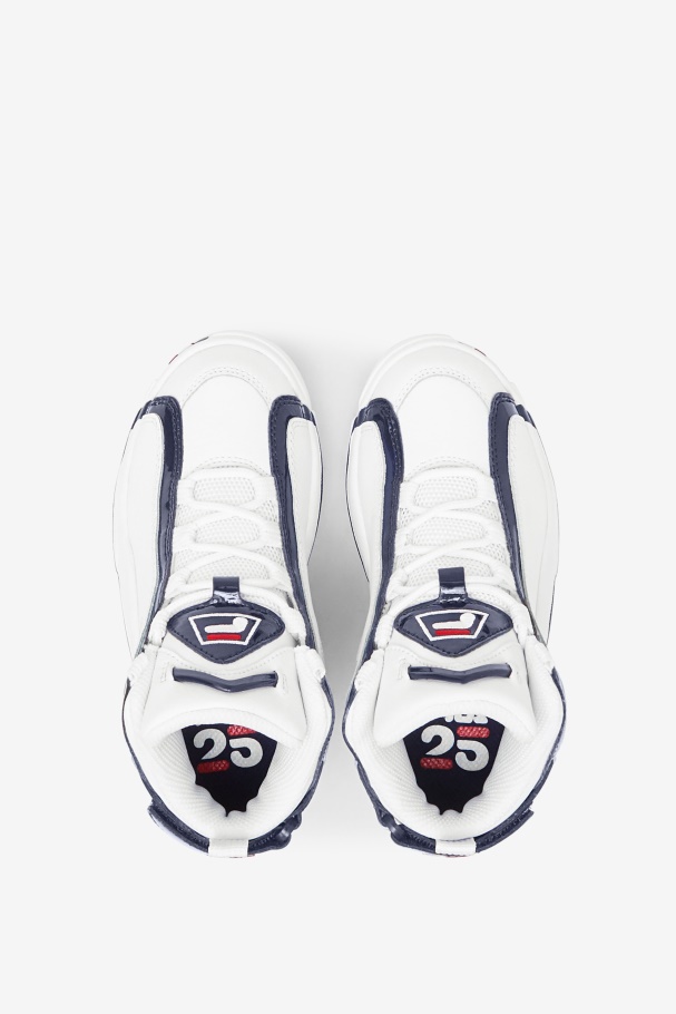 White/Navy/Red Fila UK Little Kids\' Grant Hill 2 25th Anniversary Edition