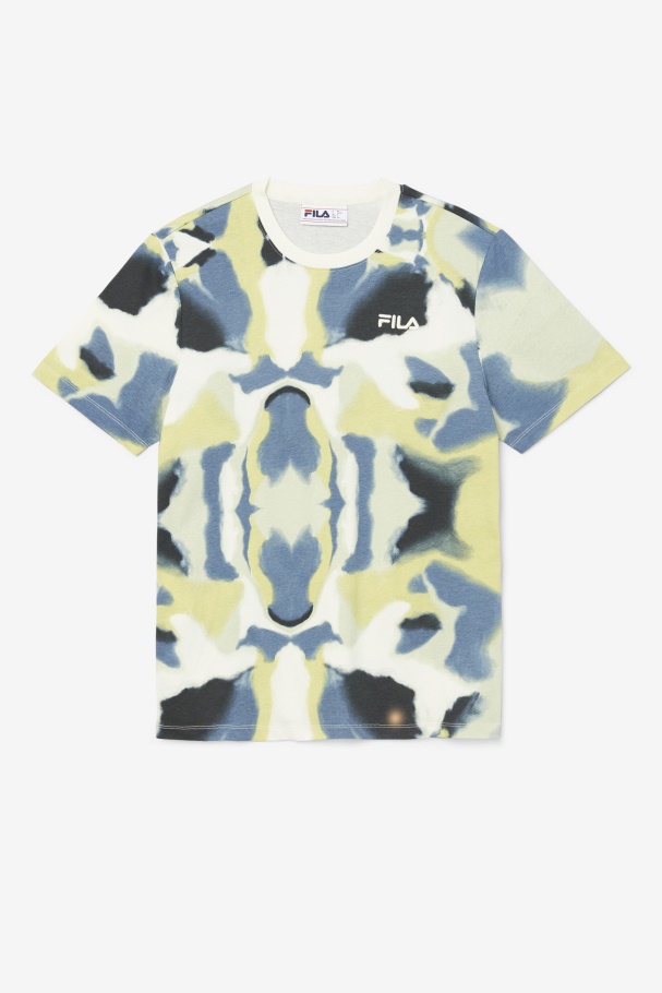 Acotas Tee Brushstroke Print Fila UK