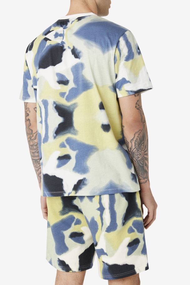 Acotas Tee Brushstroke Print Fila UK