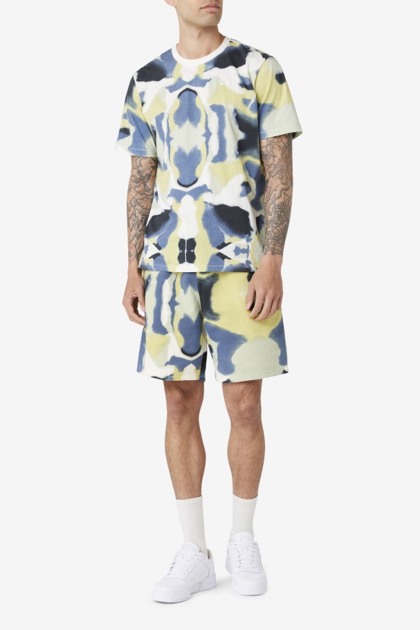 Acotas Tee Brushstroke Print Fila UK