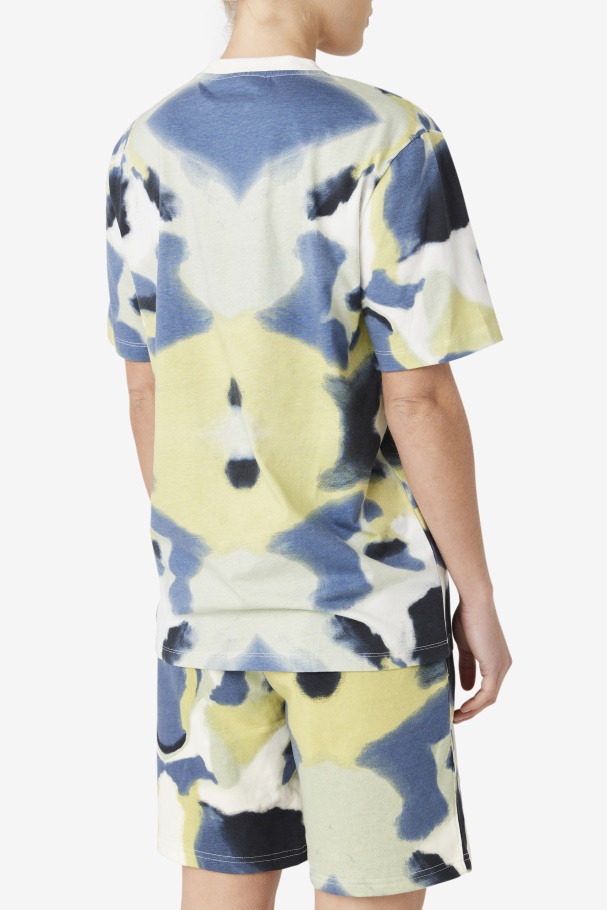 Acotas Tee Brushstroke Print Fila UK