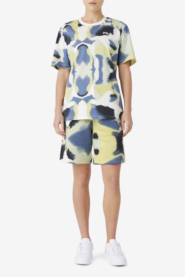 Acotas Tee Brushstroke Print Fila UK