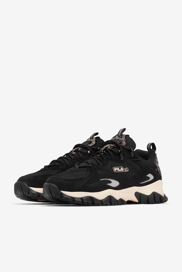 Men\'s Ray Tracer Tr 2 Black/Ecru Fila UK