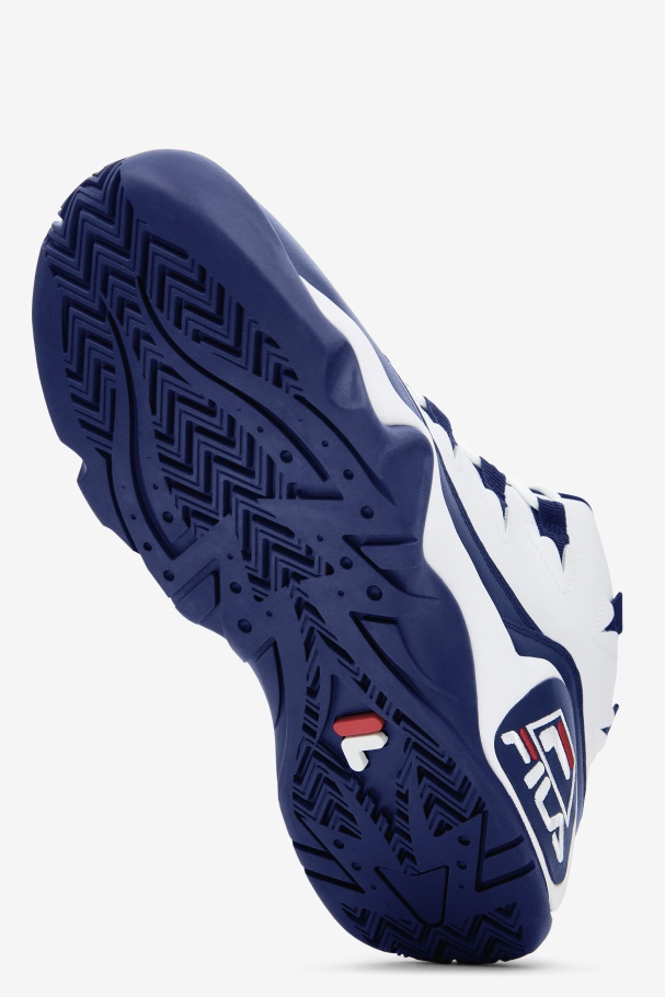 Fila UK Men\'s Grant Hill 1 White/Navy/Red