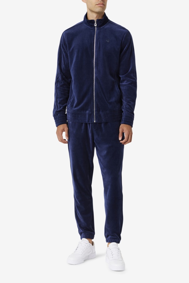 Fila UK Navy Deverall Velour Pant