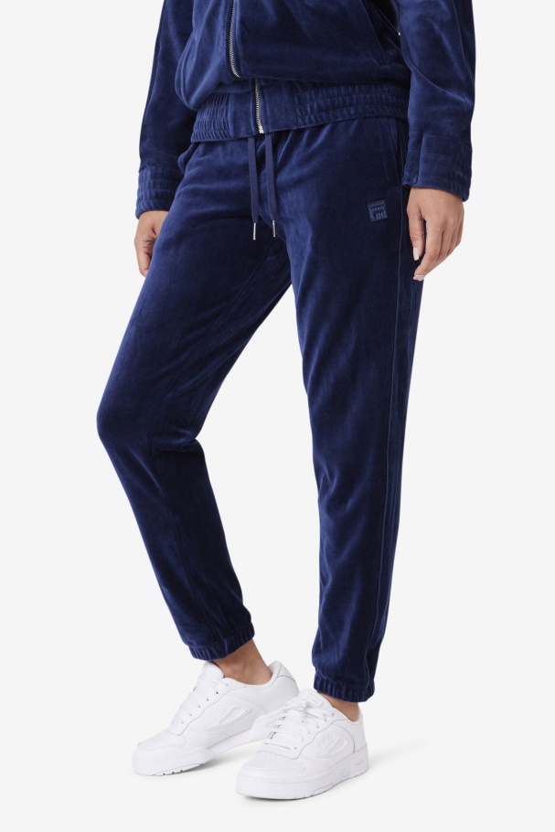 Fila UK Navy Deverall Velour Pant