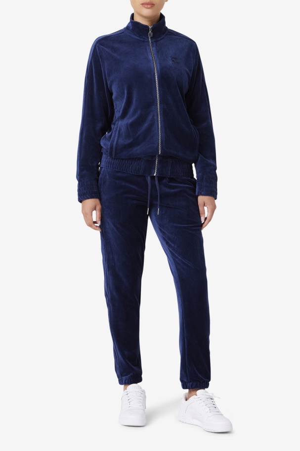 Fila UK Navy Deverall Velour Pant