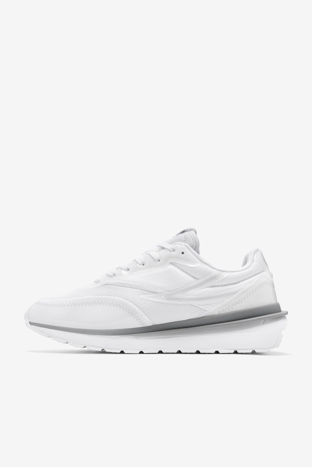 Fila UK Men\'s Renno Patched White/Glacier Gray